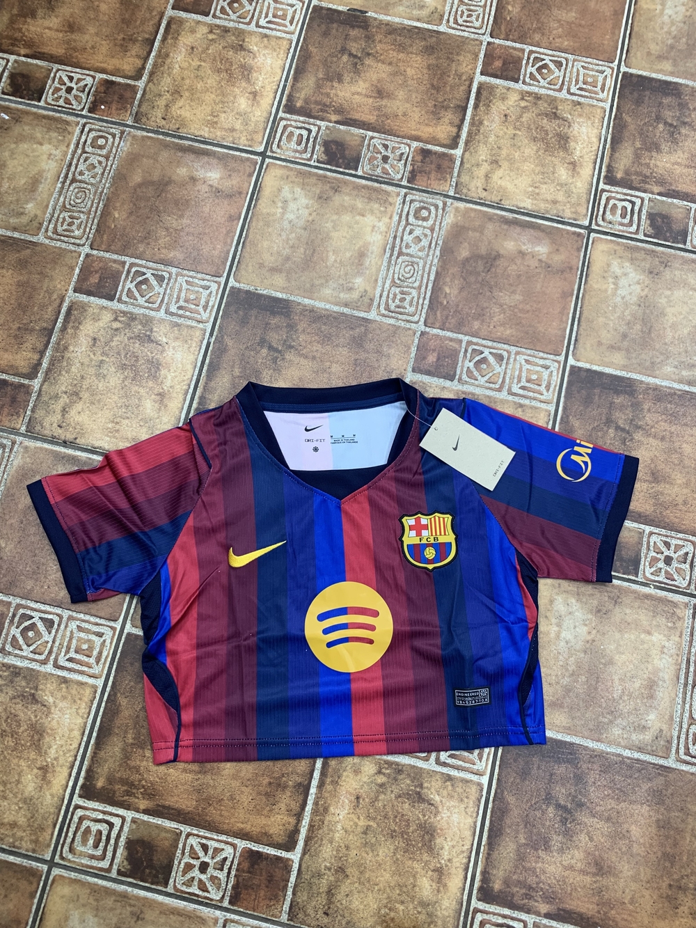 Nike Barcelona 2026/27 Women's Cropped Jersey Size L